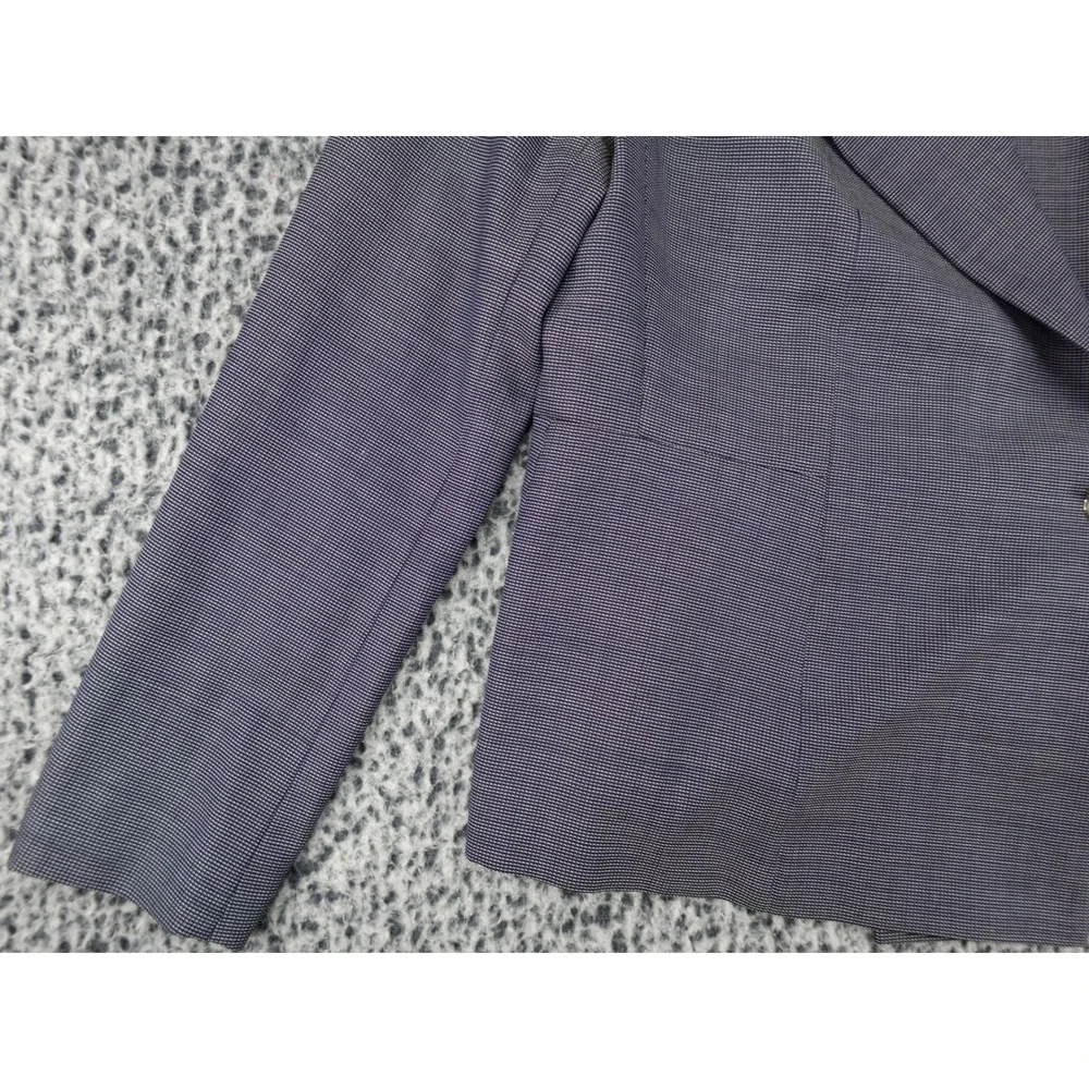 HUGO BOSS Blazer Womens 10 Purple Asymmetrical Single Button Career Blazer‎